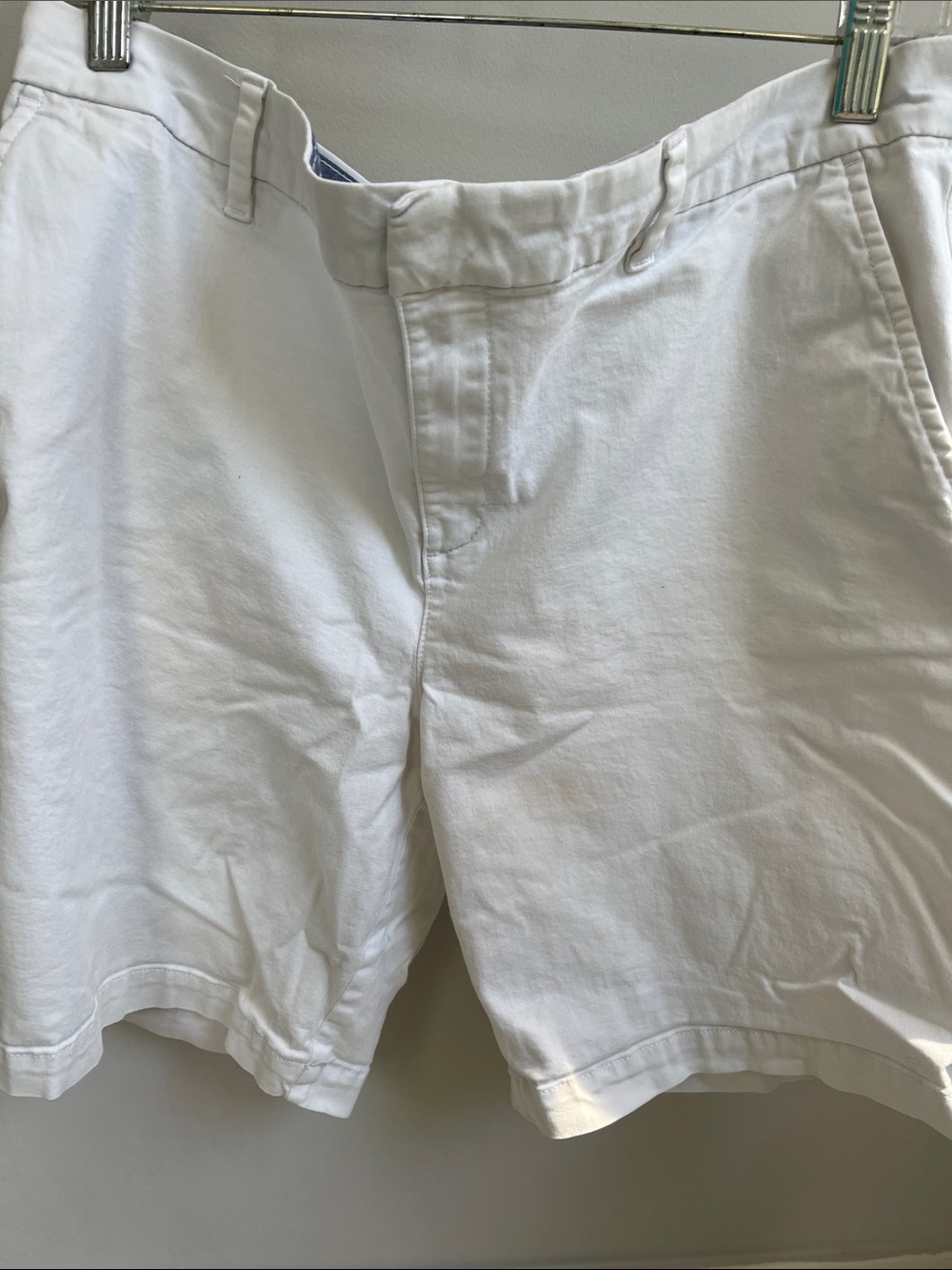 Tommy Hilfiger White Flat Front Women’s Shorts
